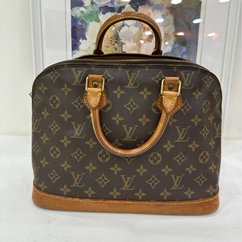 LV alma貝殼包 中號 經典老花包身 成色一般