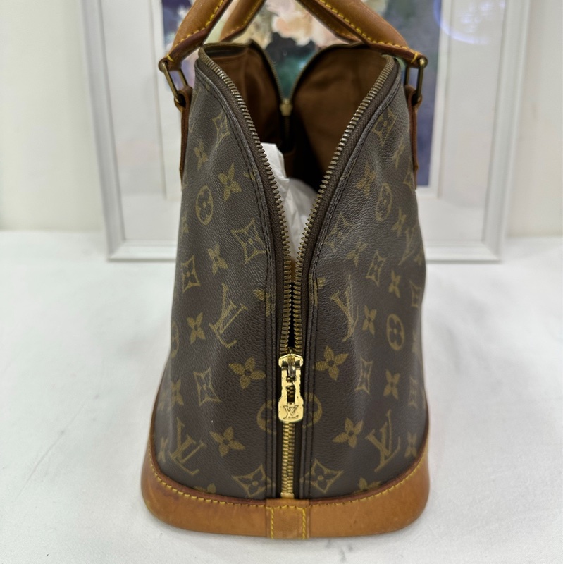 LV alma貝殼包 中號 經典老花包身 成色一般-3