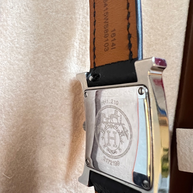 近全新二手-HERMÈS 愛馬仕經典不敗鑽錶Z-7