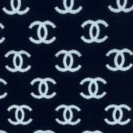 Chanel 香奈兒雙c滿印logo黑白圍巾-4