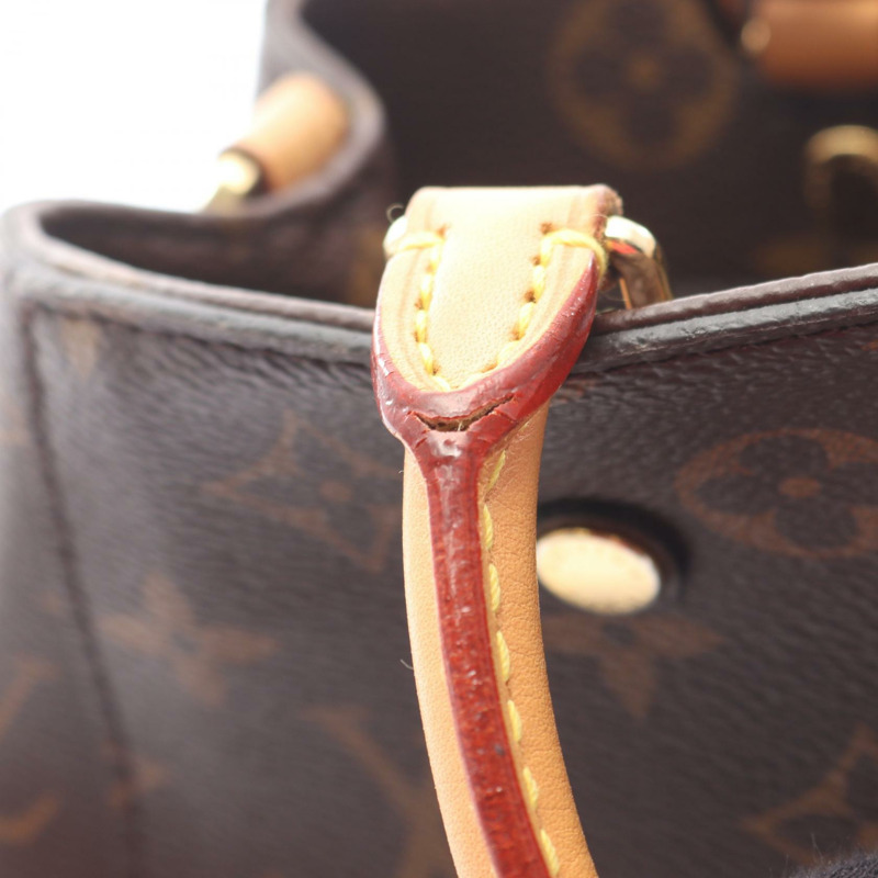 路易威登 Montaigne BB 單肩手提包 M41055 Monogram 帆布 棕色 二手-5