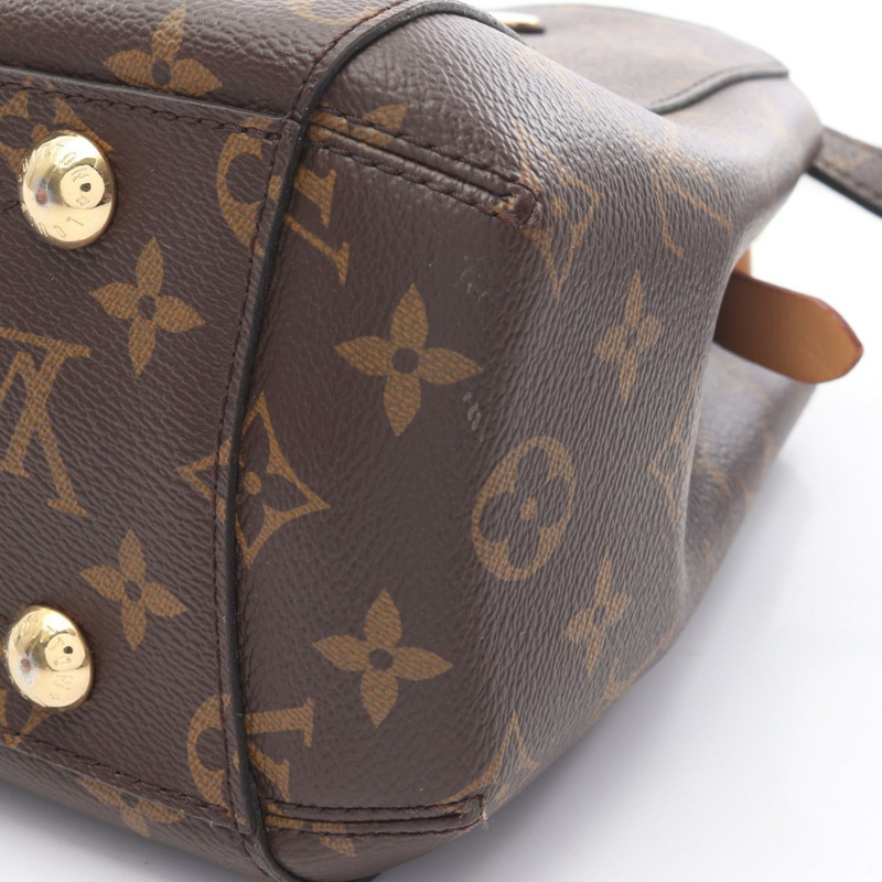 路易威登 Montaigne BB 單肩手提包 M41055 Monogram 帆布 棕色 二手-7