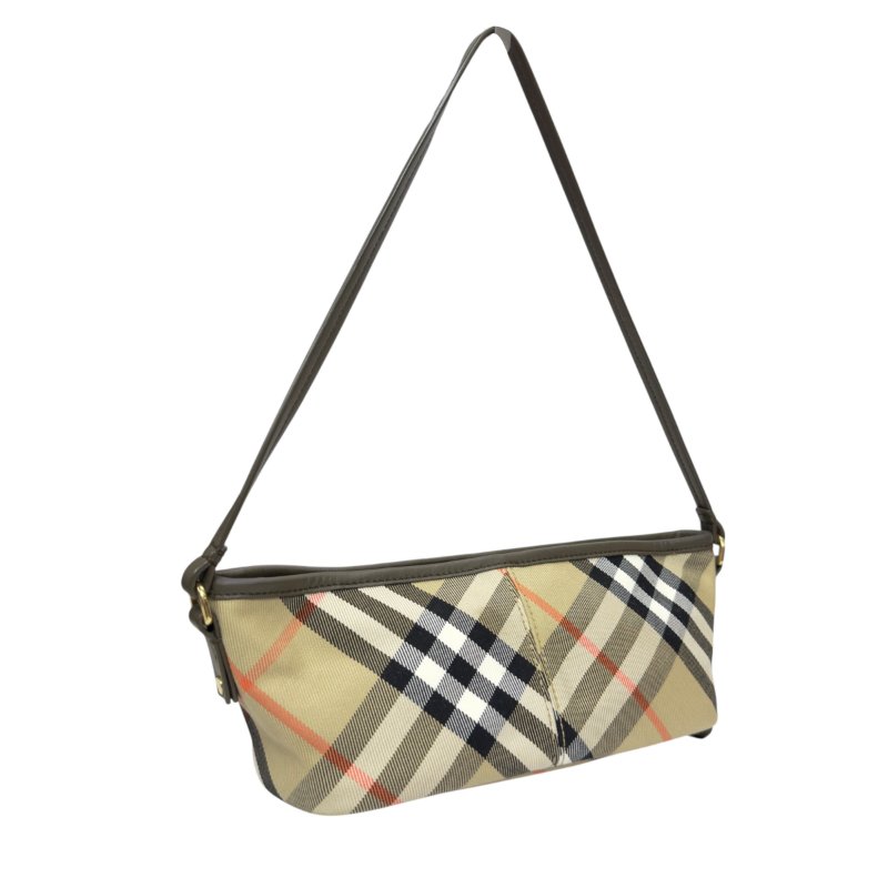 BURBERRY 經典格紋 肩背包-3