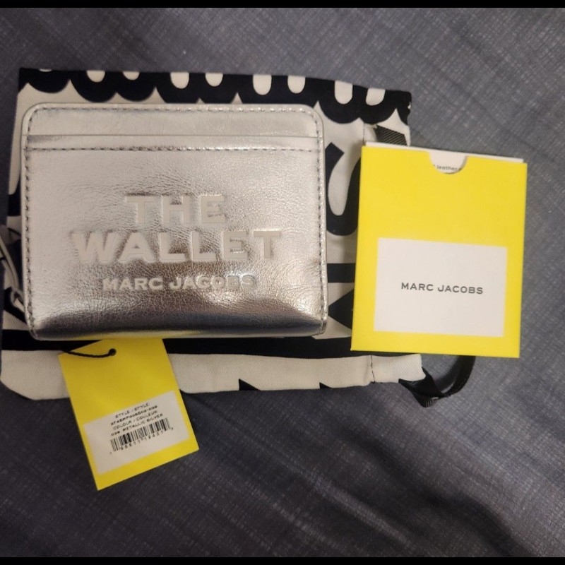 MARC JACOBS The Wallet 銀色短夾-0