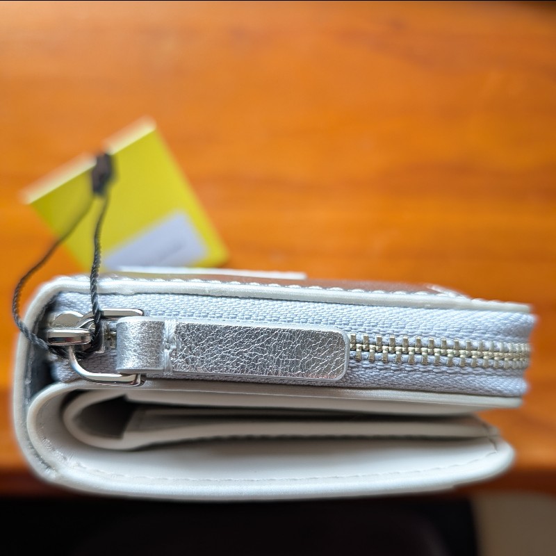 MARC JACOBS The Wallet 銀色短夾-4