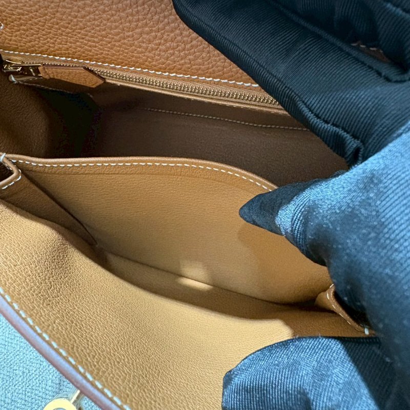 Hermes Kelly25金棕金 W刻-14
