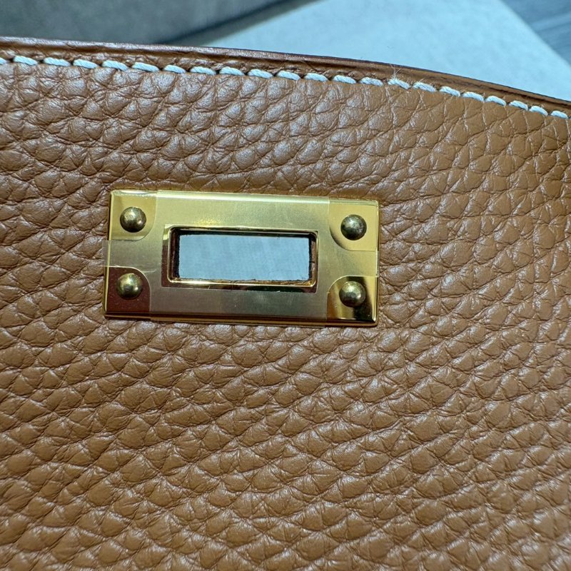 Hermes Kelly25金棕金 W刻-16