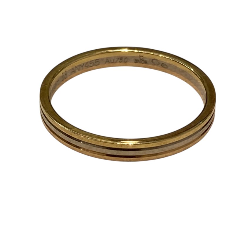 CARTIER 卡地亞 Trinity Vendome SIZE:58 18K 戒指 YG PG WG-0