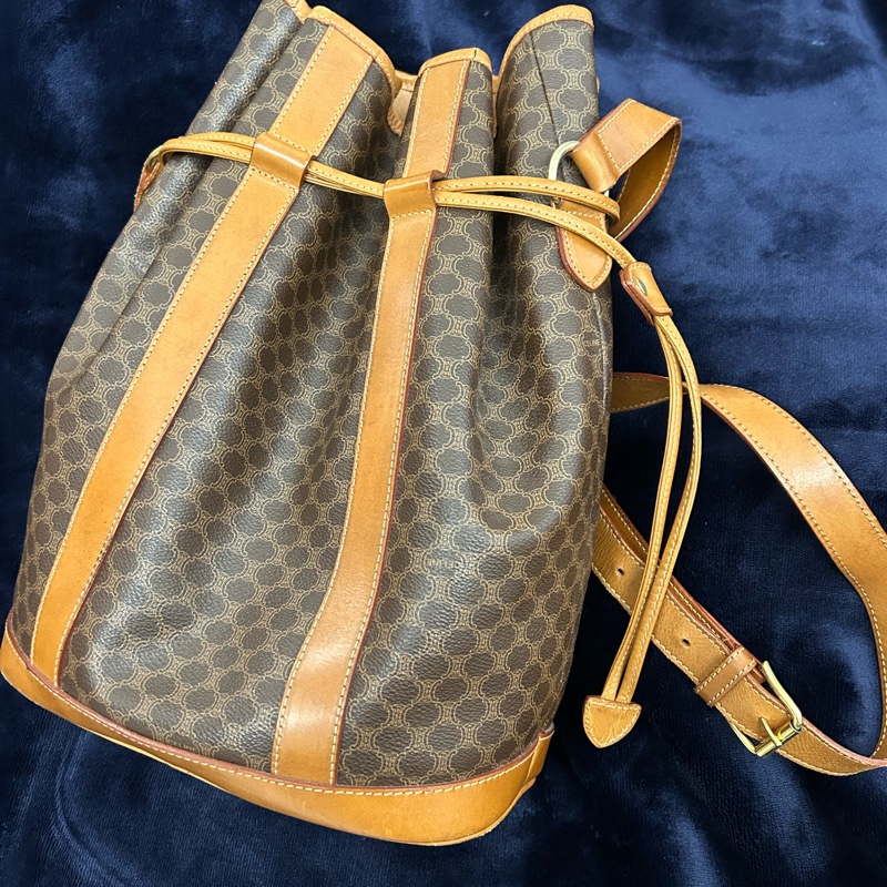 Celine 復古老花水桶包-2