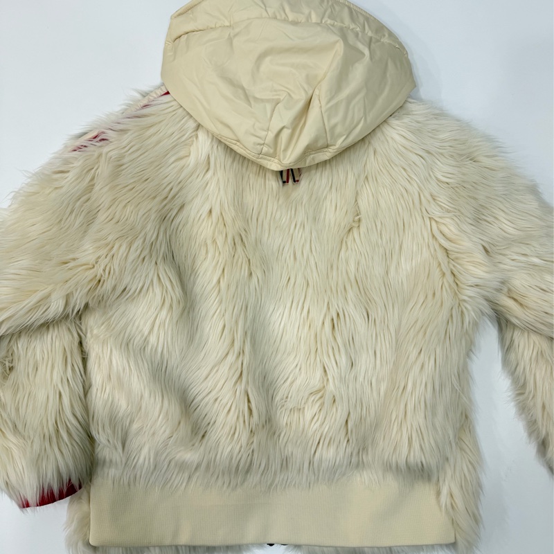 moncler MAGLIA CARDIGAN 滑雪系列 白色 毛毛 大衣 外套 夾克-19