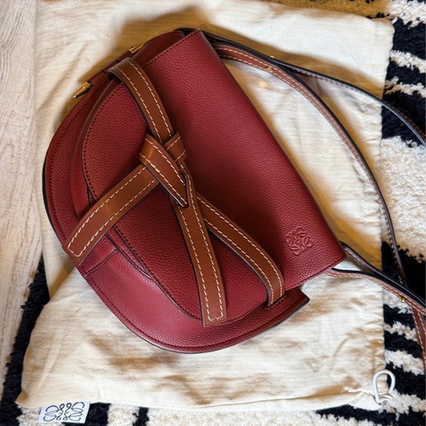 LOEWE Gate馬鞍紅包包 gate包 側背包 中號