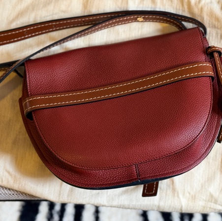 LOEWE Gate馬鞍紅包包 gate包 側背包 中號-7