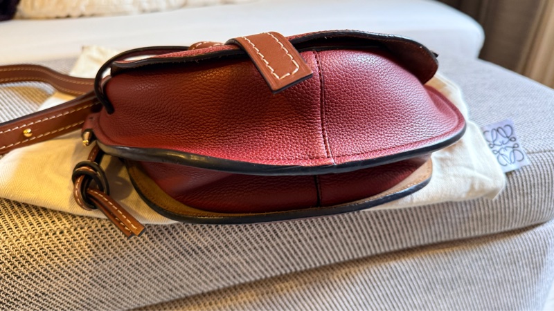 LOEWE Gate馬鞍紅包包 gate包 側背包 中號-9