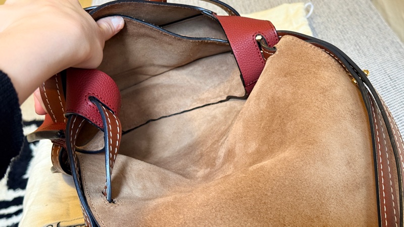 LOEWE Gate馬鞍紅包包 gate包 側背包 中號-11