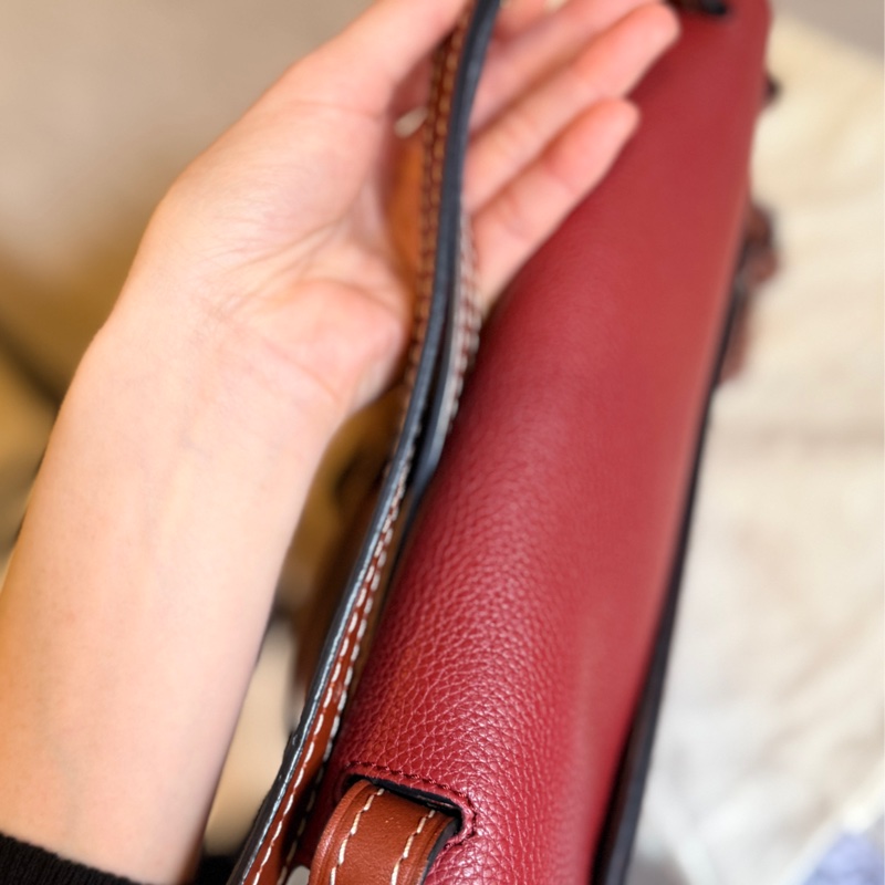 LOEWE Gate馬鞍紅包包 gate包 側背包 中號-17