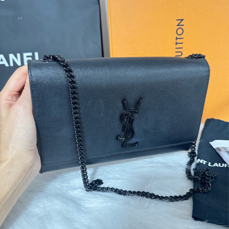 ysl kate so black 鏈包-4