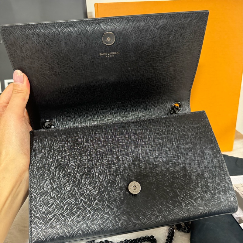 ysl kate so black 鏈包-22
