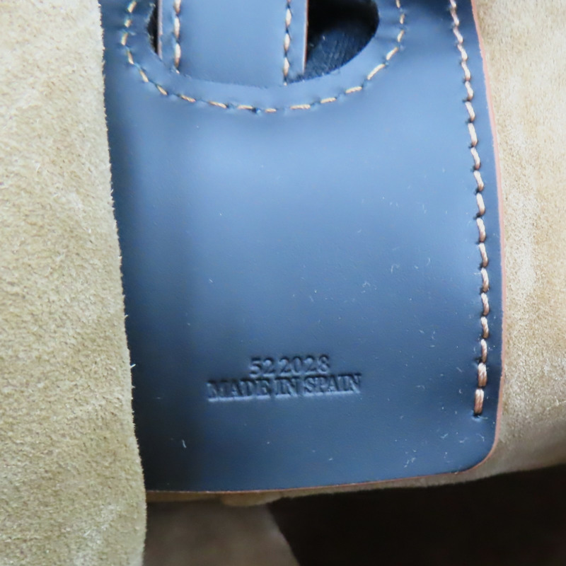 米色帆布 黑色牛皮 Balloon 兩用包【LOEWE 羅威】 A710AC3X30-6