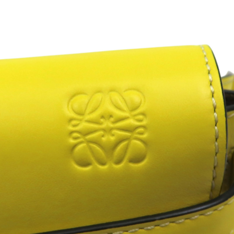 黃色牛皮 Gate Dual Bag Mini 腰包 A650N46X13【LOEWE 羅威】 A650N46X13-7