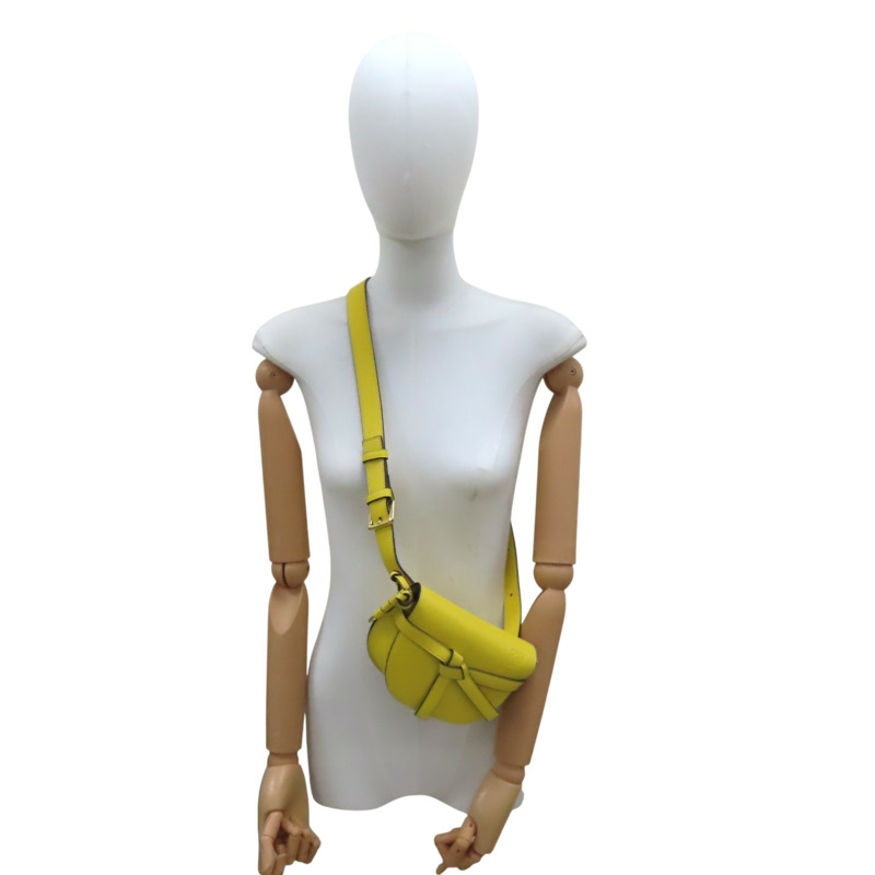 黃色牛皮 Gate Dual Bag Mini 腰包 A650N46X13【LOEWE 羅威】 A650N46X13-10