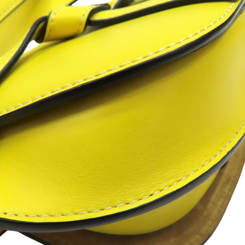 黃色牛皮 Gate Dual Bag Mini 腰包 A650N46X13【LOEWE 羅威】 A650N46X13-12