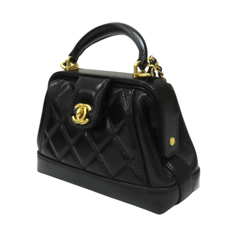 黑色牛皮 Coco Handle 鍊帶 肩背包 AS4958【CHANEL 香奈兒】 AS4958-2