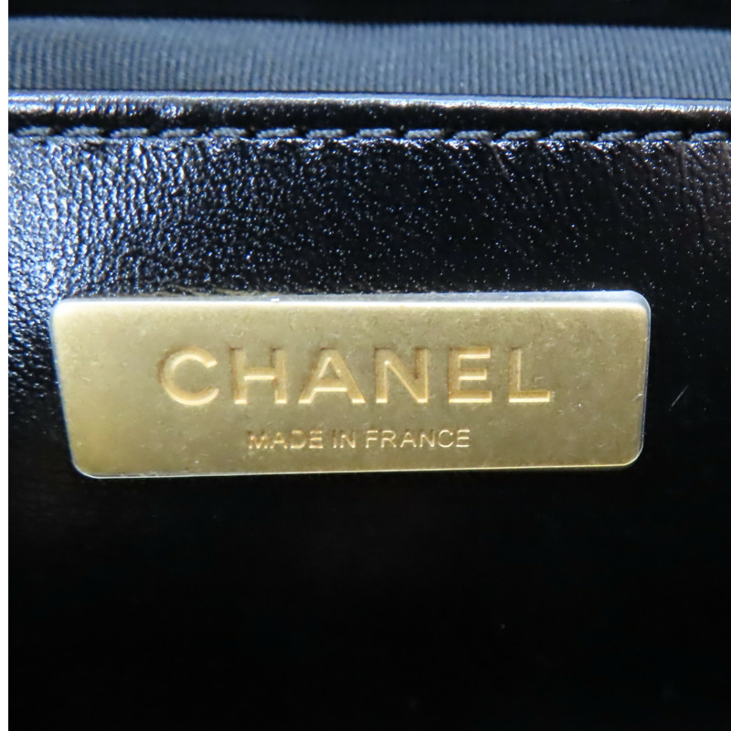 黑色牛皮 Coco Handle 鍊帶 肩背包 AS4958【CHANEL 香奈兒】 AS4958-5