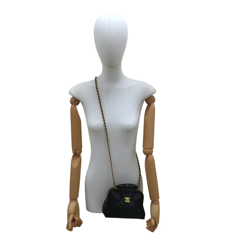 黑色牛皮 Coco Handle 鍊帶 肩背包 AS4958【CHANEL 香奈兒】 AS4958-7
