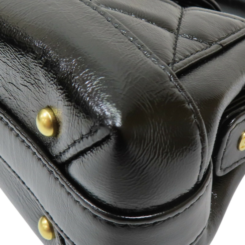 黑色牛皮 Coco Handle 鍊帶 肩背包 AS4958【CHANEL 香奈兒】 AS4958-8