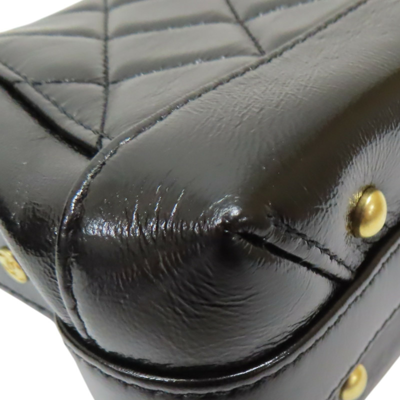 黑色牛皮 Coco Handle 鍊帶 肩背包 AS4958【CHANEL 香奈兒】 AS4958-11