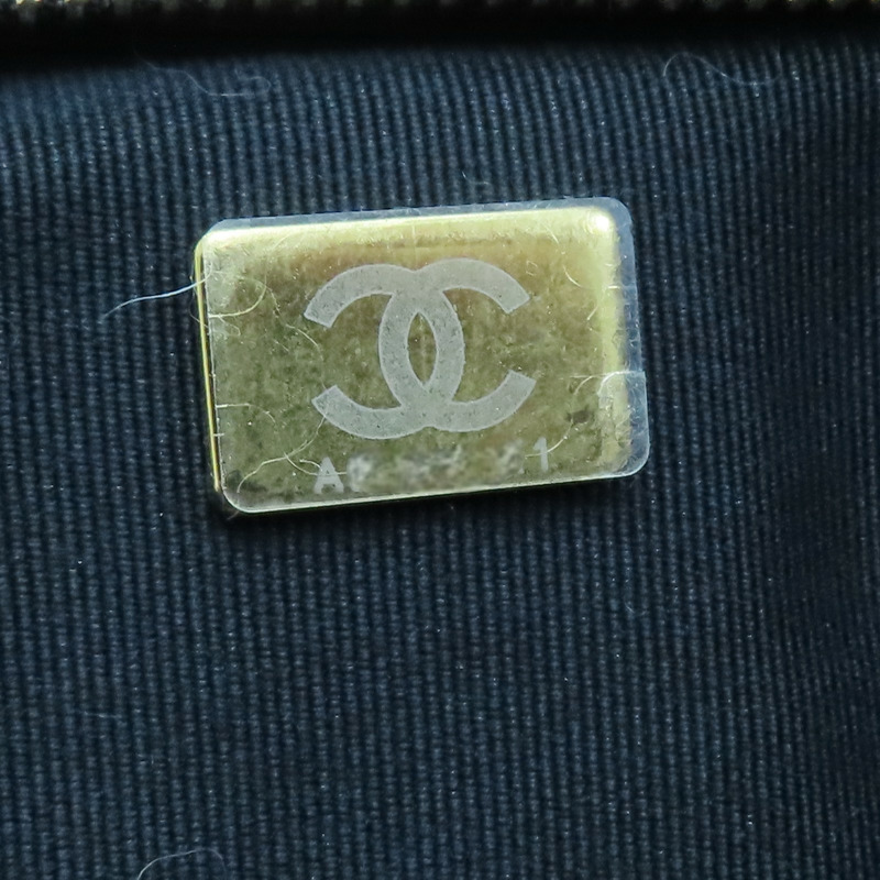 黑色 絲絨尼龍 蝴蝶結 兩用包 金扣【CHANEL 香奈兒】 AS5851-7