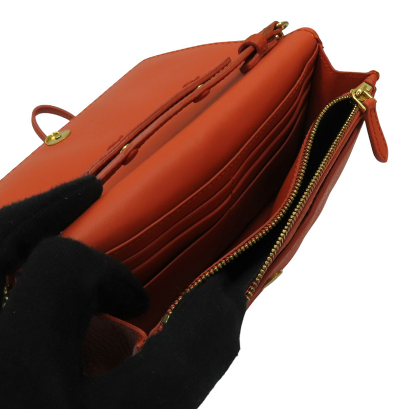 橘色牛皮 Henley 肩背包【BURBERRY 巴寶莉】 40733241-4