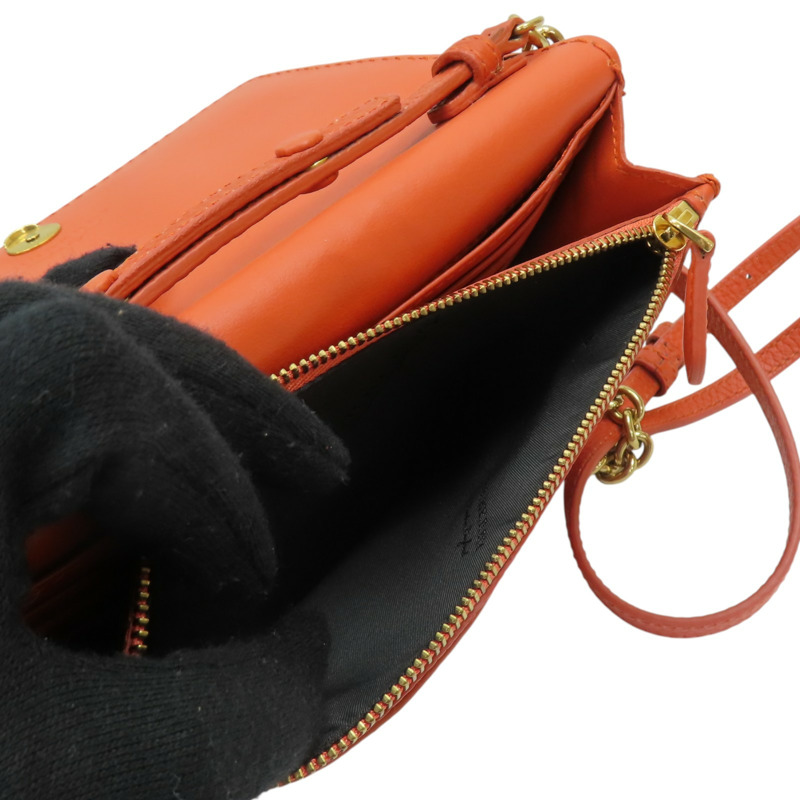 橘色牛皮 Henley 肩背包【BURBERRY 巴寶莉】 40733241-5