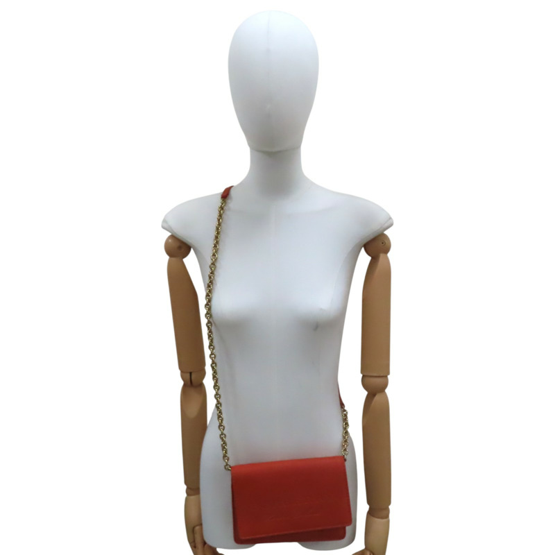 橘色牛皮 Henley 肩背包【BURBERRY 巴寶莉】 40733241-9