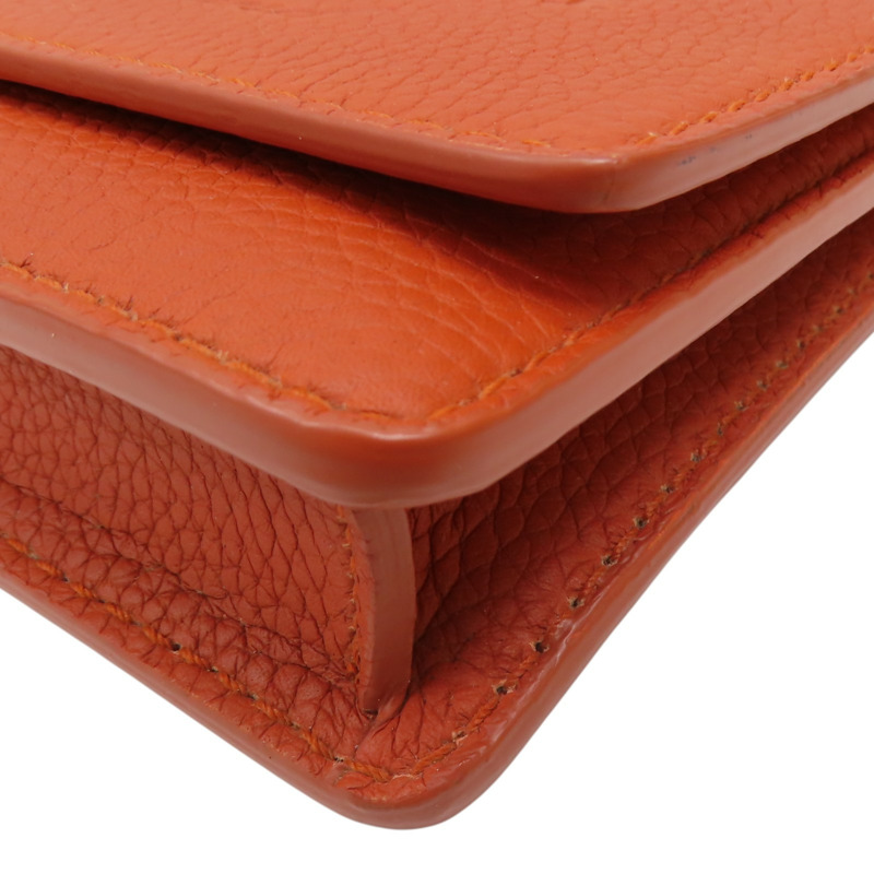 橘色牛皮 Henley 肩背包【BURBERRY 巴寶莉】 40733241-10