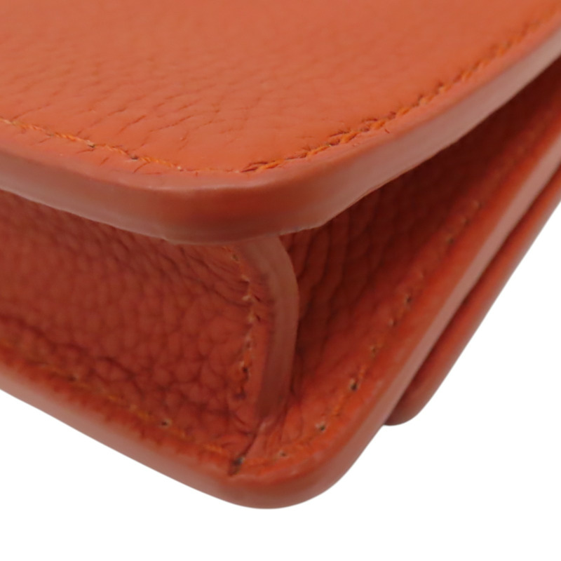 橘色牛皮 Henley 肩背包【BURBERRY 巴寶莉】 40733241-12