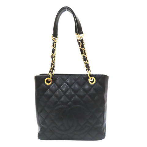 黑色牛皮 PST 托特 鍊帶 肩背包 A20994 補色 無卡【CHANEL 香奈兒】 A20994