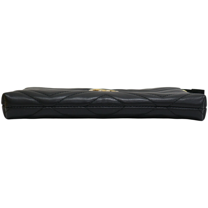 黑色牛皮 GG Marmont 肩背包 443447【GUCCI 古馳】 443447-3