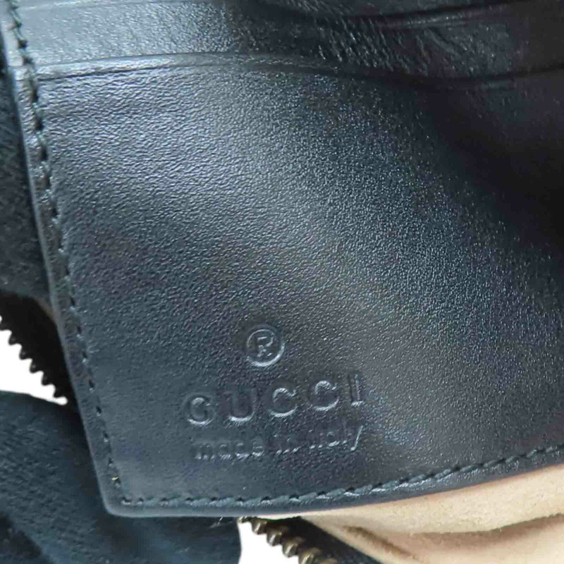 黑色牛皮 GG Marmont 肩背包 443447【GUCCI 古馳】 443447-5