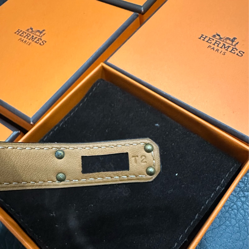 Hermès Mini Kelly Double Tour 手環(黑金)-20