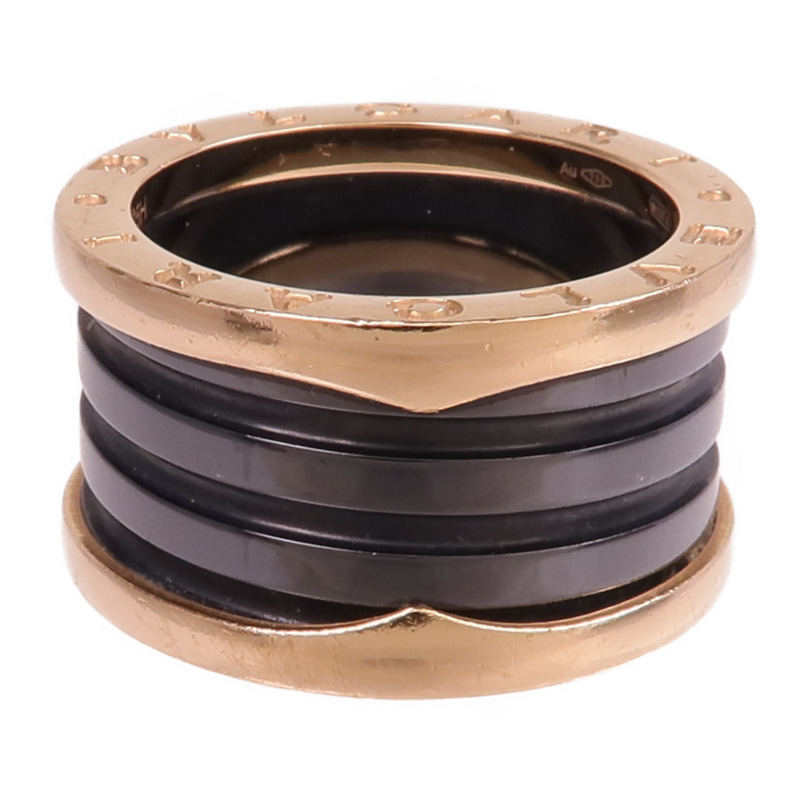 BVLGARI 18K玫瑰金/陶瓷B.zero1 Ring戒指Bvlgari#54/US#6.5-2