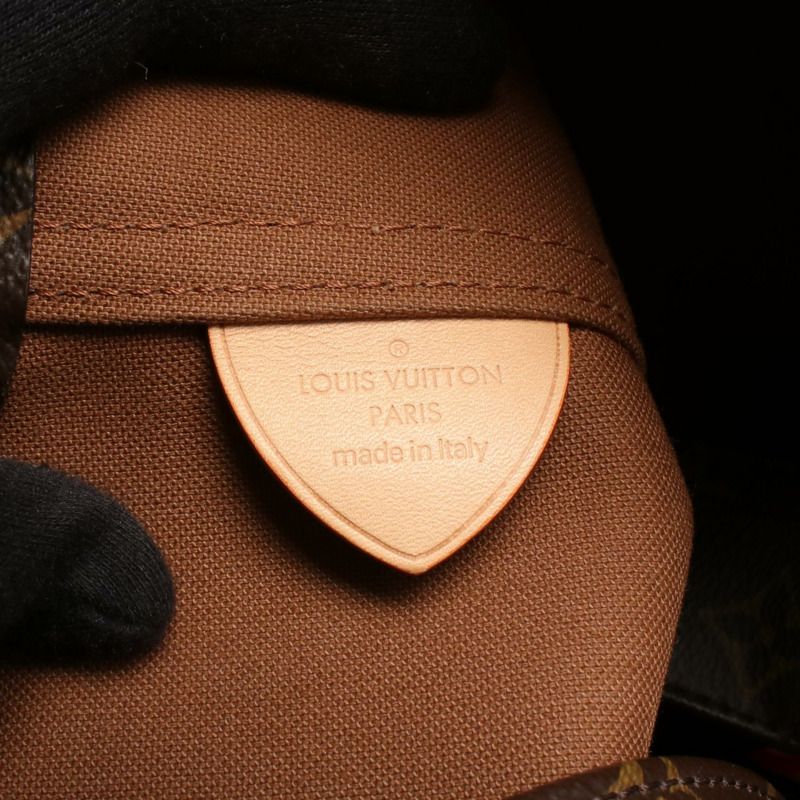 路易威登 Atlantis GM 單肩手提包 M46817 Monogram 皮革 棕色 二手-3