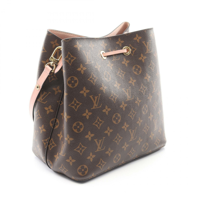 路易威登 Neonoe 肩挎斜背包 M44022 Monogram 皮革 Rose poudre-1