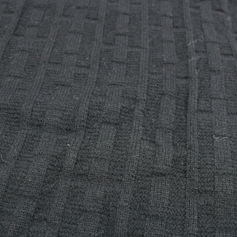 愛馬仕 H 圖案連身裙，短袖，#38 3E2515DB，羊毛材質，黑色，二手女款-13