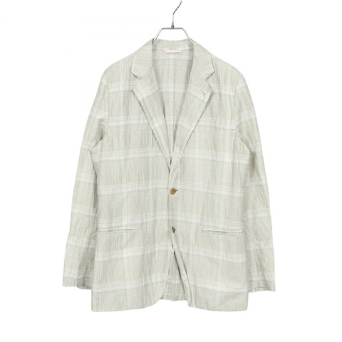 愛馬仕 (HERMES) 訂製西裝外套 #46 G19774K 布料：棉滌混紡 綠色 二手 男款