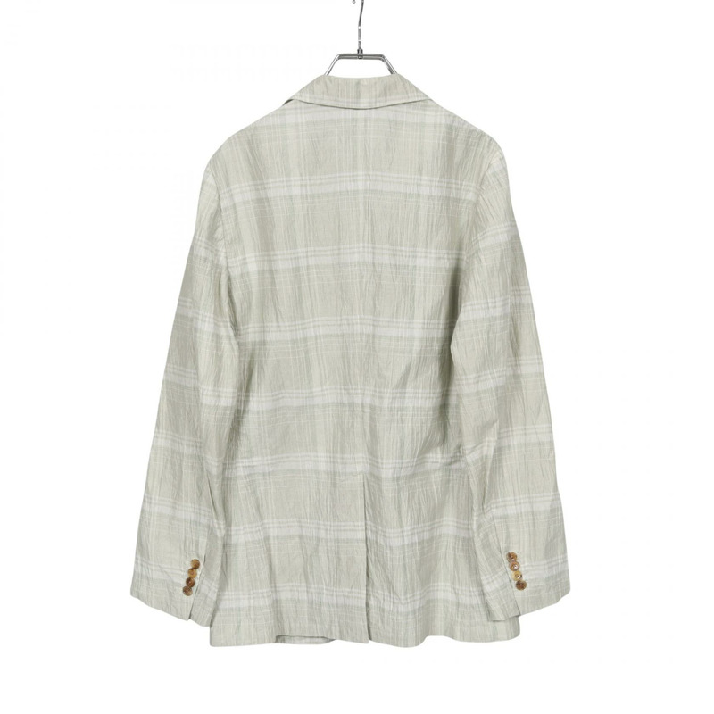 愛馬仕 (HERMES) 訂製西裝外套 #46 G19774K 布料:棉滌混紡 綠色 二手 男款-1