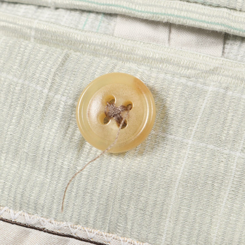 愛馬仕 (HERMES) 訂製西裝外套 #46 G19774K 布料:棉滌混紡 綠色 二手 男款-6