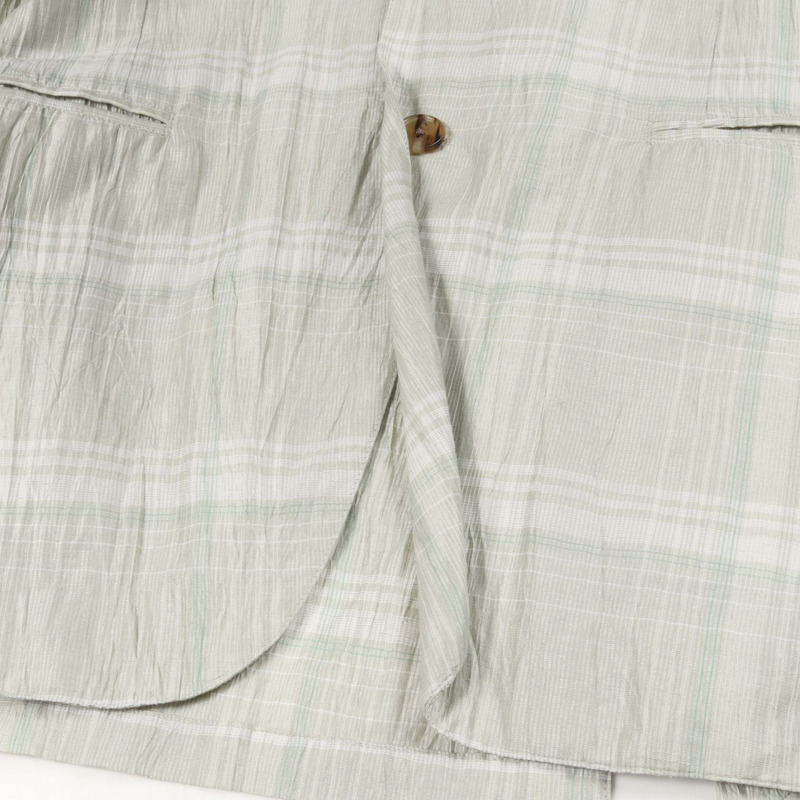 愛馬仕 (HERMES) 訂製西裝外套 #46 G19774K 布料:棉滌混紡 綠色 二手 男款-7