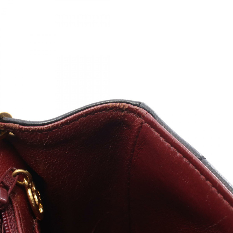 香奈兒 (CHANEL) 絎縫 Diana 翻蓋斜背鏈條包，羊皮材質，黑色，金色五金，二手-7