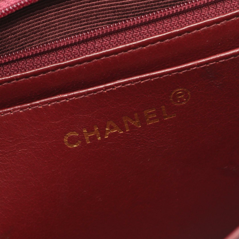 香奈兒 (CHANEL) Matelasse 母子款手提包,羊皮材質,黑色,金色五金,二手,女士,CC Logo Coco-4